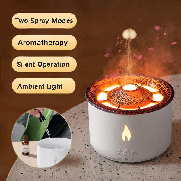 Ultraschall-Luftbefeuchter mit Aromadiffusor auf einer Oberfläche