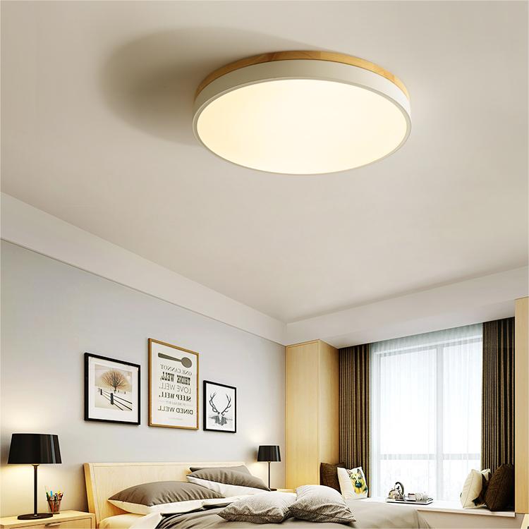 Modern LED ceiling light with a round design for living rooms and bedrooms