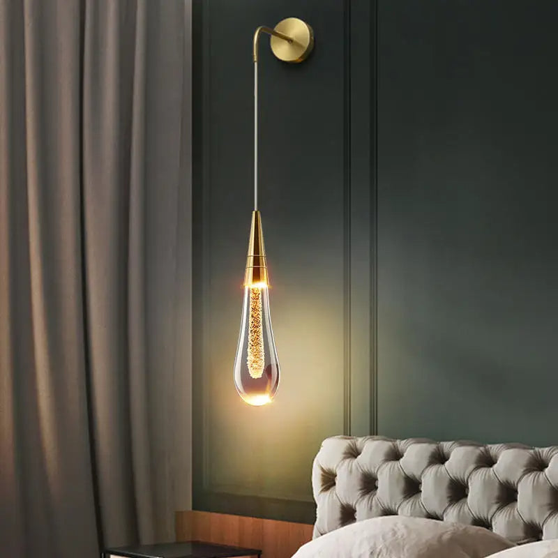 Elegante luxuriöse LED-Wandleuchte für Wohnzimmer und Flur