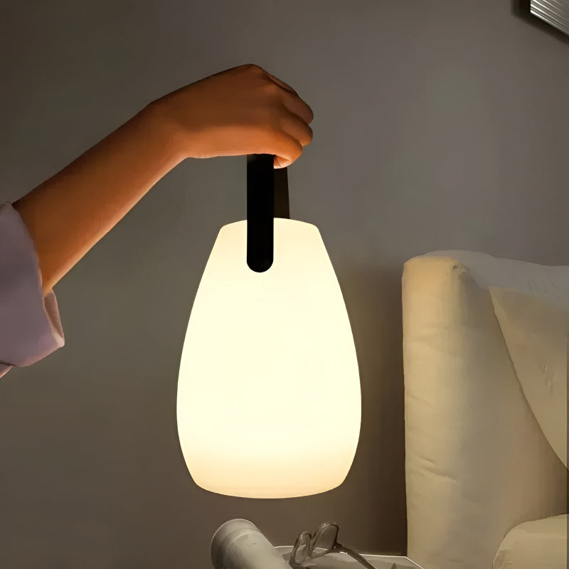 Waterproof wireless LED table lamp with 16 colors, dimmable &amp; portable for indoor &amp; outdoor use