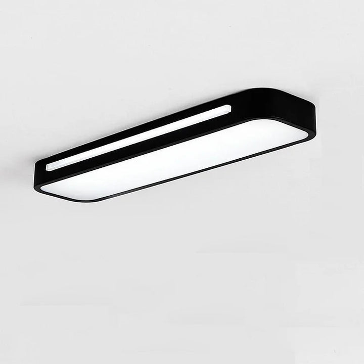 Nordische LED Deckenleuchte – länglich, dimmbar & modern