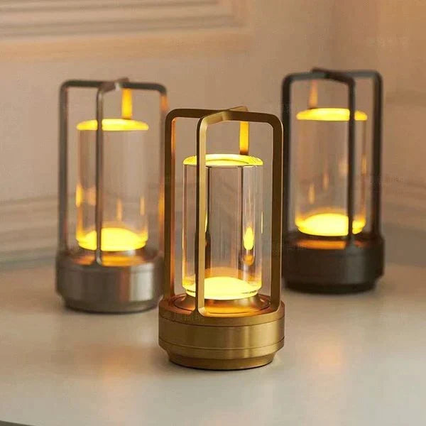 Kristall Tischlampe Mit Touch Dimmfunktion
