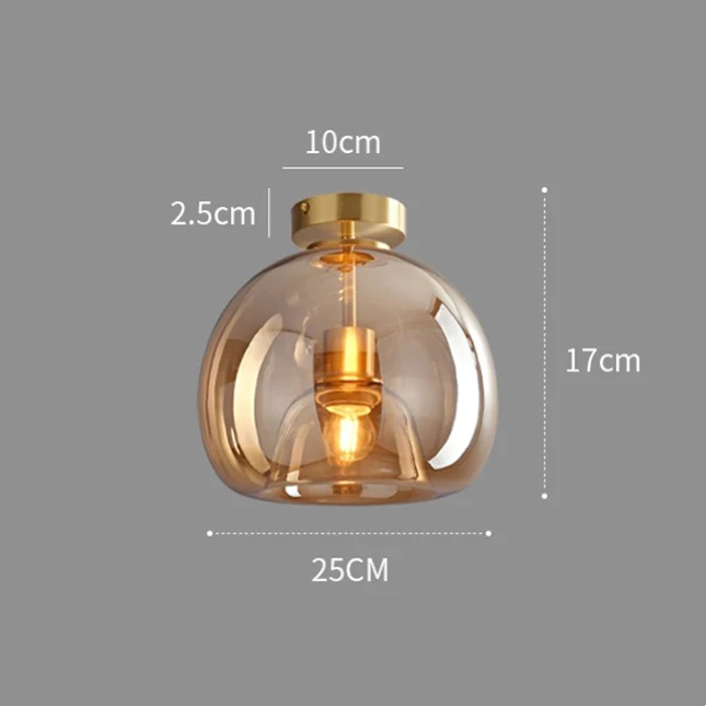 Modern LED ceiling light with elegant design for hallway and bedroom