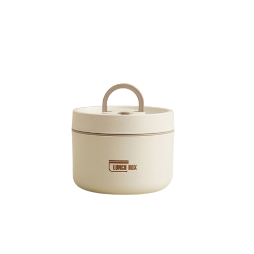 Isolierte Edelstahl-Lunchbox mit Tragetasche