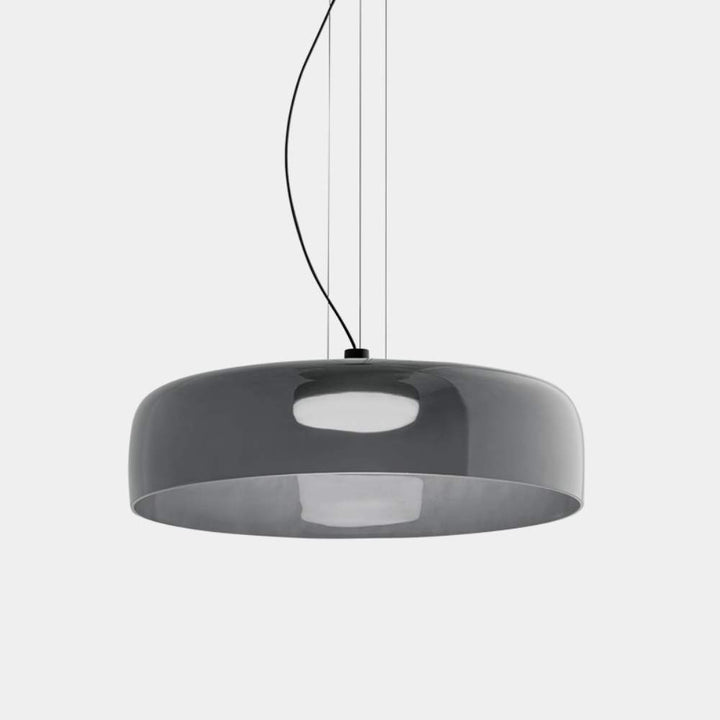 Moderne Pendelleuchte aus Glas & Metall – LED Hängeleuchte mit Warmlicht für Küche & Esszimmer