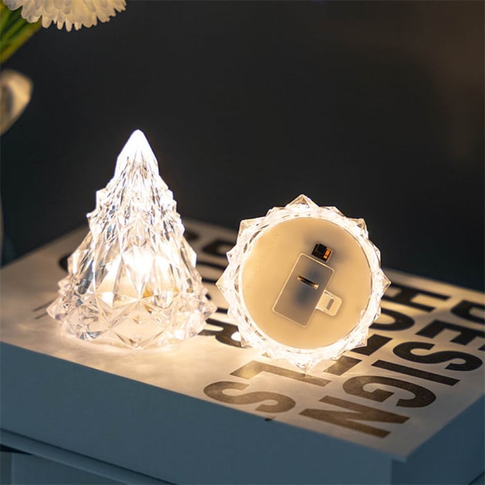 Kristall Lichtobjekt zur stilvollen Ergänzung saisonaler Dekoration