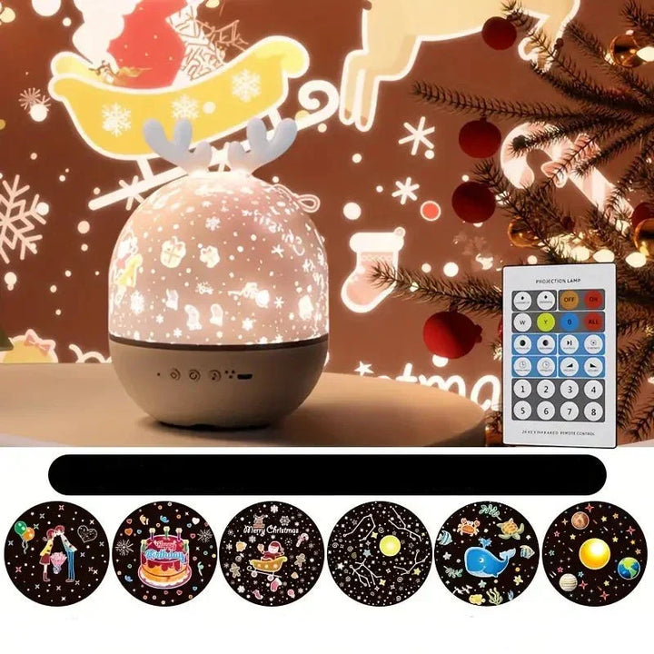 Sternenprojektor Nachtlampe für Kinder – dimmbar & sicher mit Musikfunktion