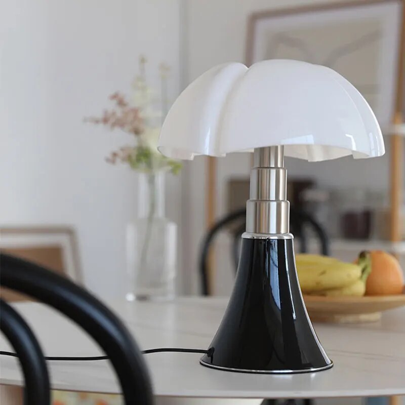 Designer table lamp with adjustable height and dimmable light – Flower