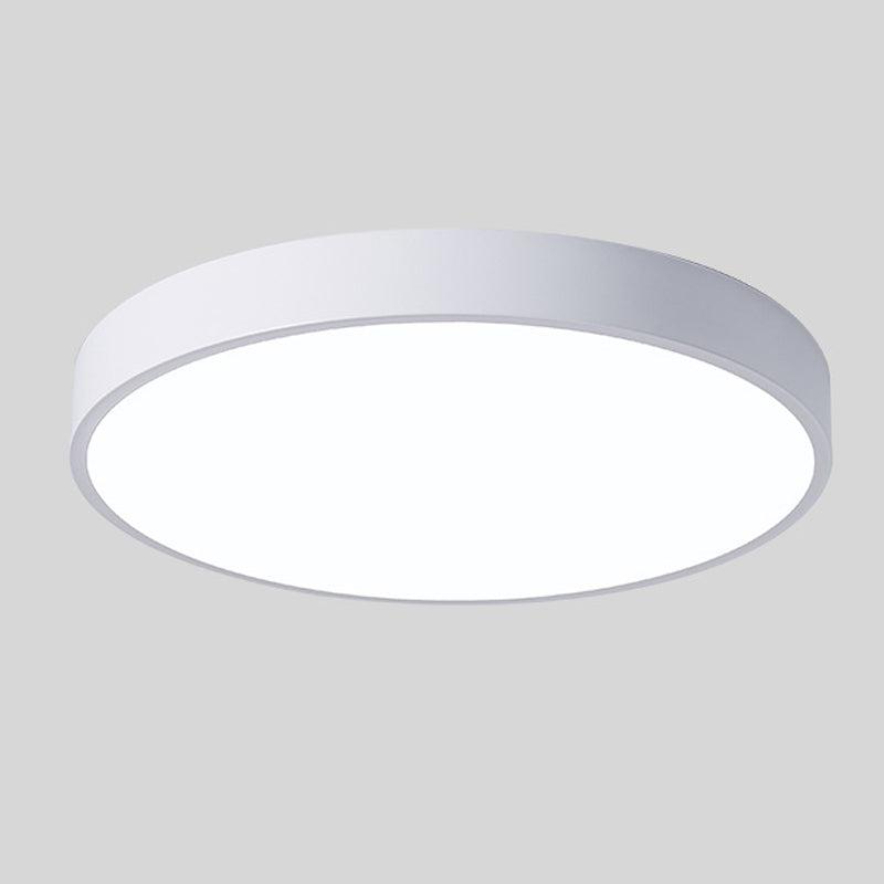Nordic LED ceiling light made of wood – Round design in Scandinavian style