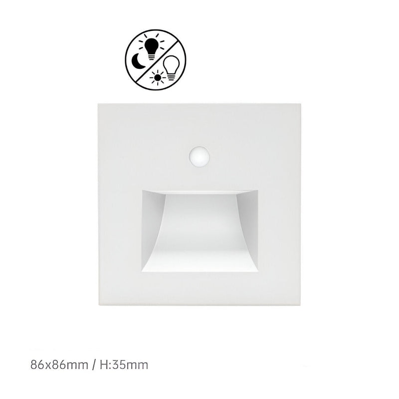 Intelligent LED wall light with motion sensor – Elegant smart home lighting for security &amp; style