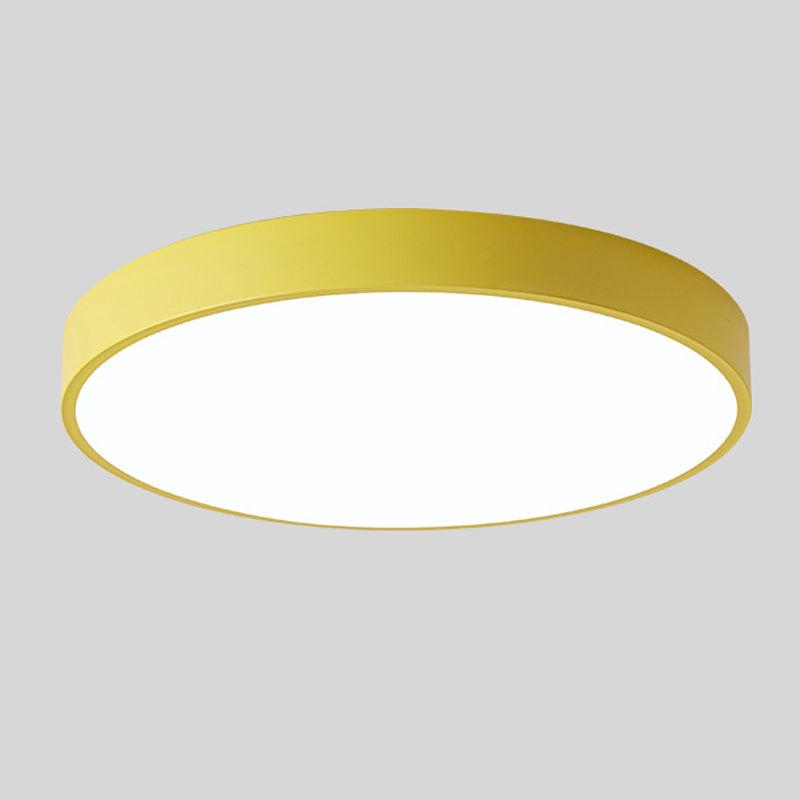 Nordic LED ceiling light made of wood – Round design in Scandinavian style