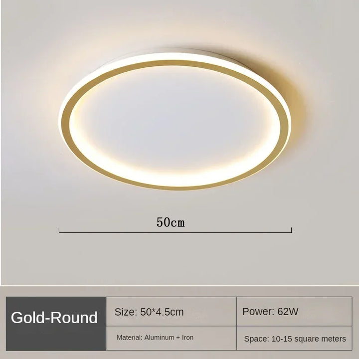 Scandinavian LED ceiling light – Modern, dimmable &amp; stylish for living room, dining room &amp; hallway