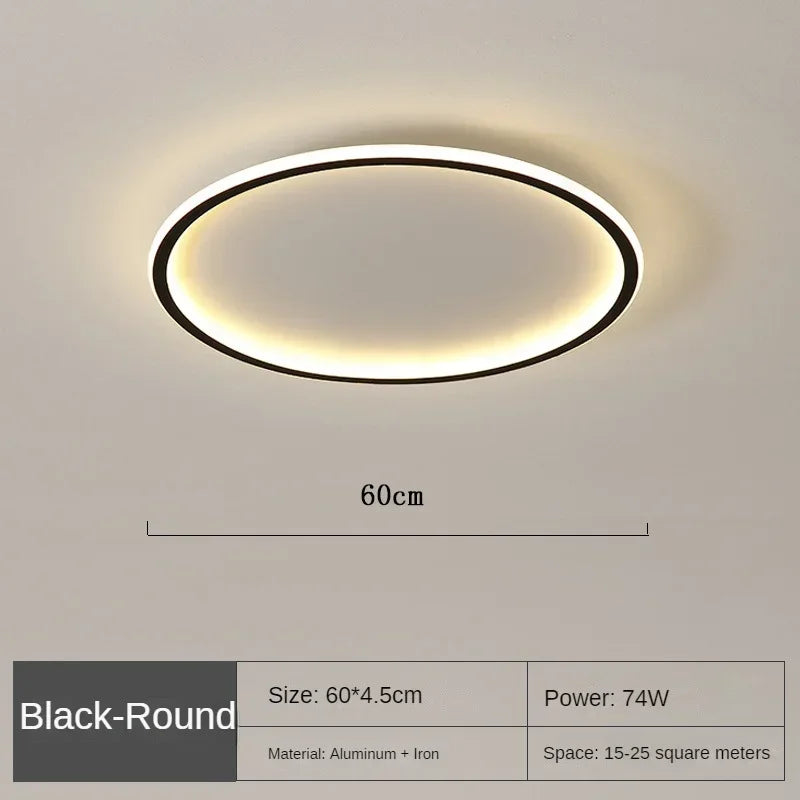 Scandinavian LED ceiling light – Modern, dimmable &amp; stylish for living room, dining room &amp; hallway