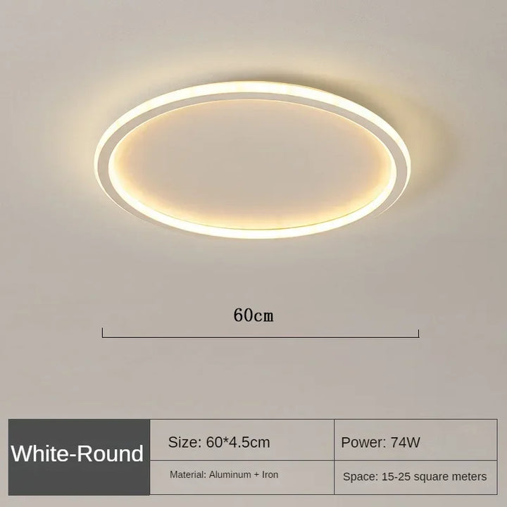 Scandinavian LED ceiling light – Modern, dimmable &amp; stylish for living room, dining room &amp; hallway
