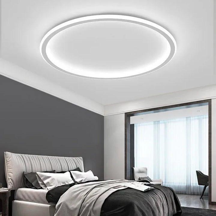 Scandinavian LED ceiling light – Modern, dimmable &amp; stylish for living room, dining room &amp; hallway