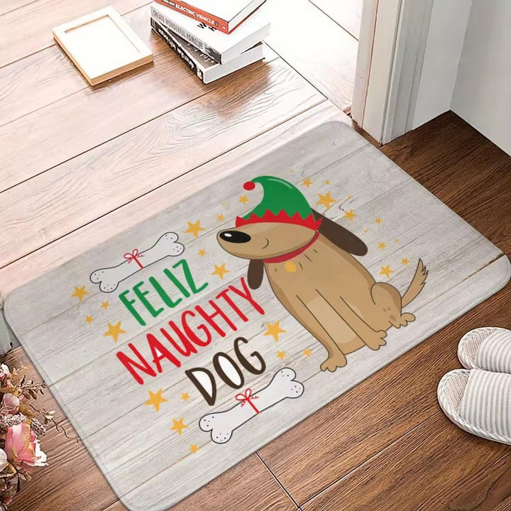 Festliche Türmatte zur weihnachtlichen Dekoration