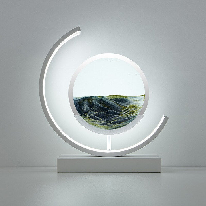 Calming Sand Art Table Lamp - Peaceful Home Decoration