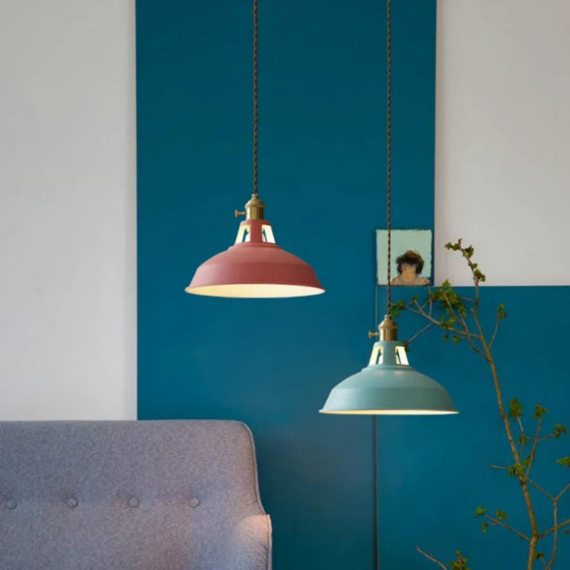 Retro industrial pendant lamp – vintage pendant light for kitchen and bar