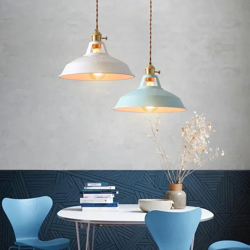 Retro industrial pendant lamp – vintage pendant light for kitchen and bar