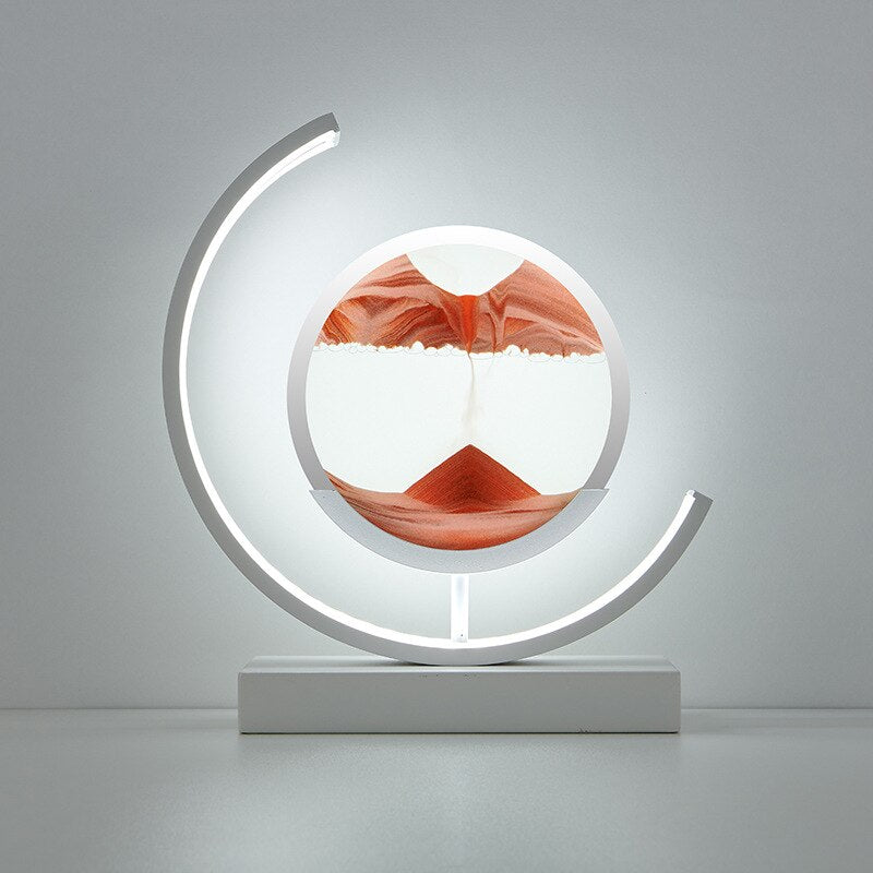Calming Sand Art Table Lamp - Peaceful Home Decoration