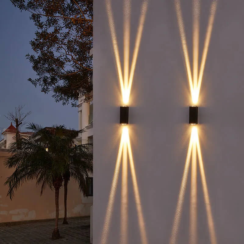 LED Außenwandleuchte rechteckig – wasserdicht, dimmbar & modern