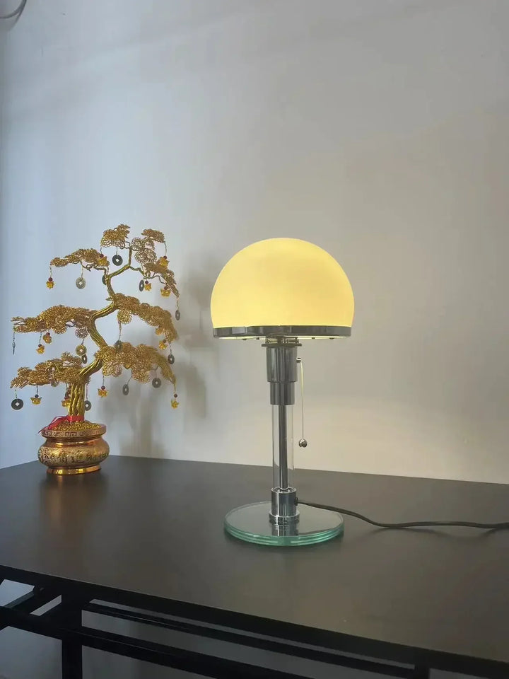 Bauhaus Sphere table lamp with glass globe shade