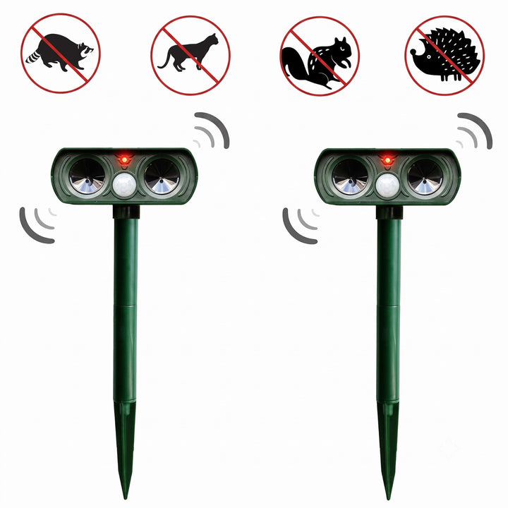 Solar-powered infrared animal repeller – Effective pest control for garden &amp; yard