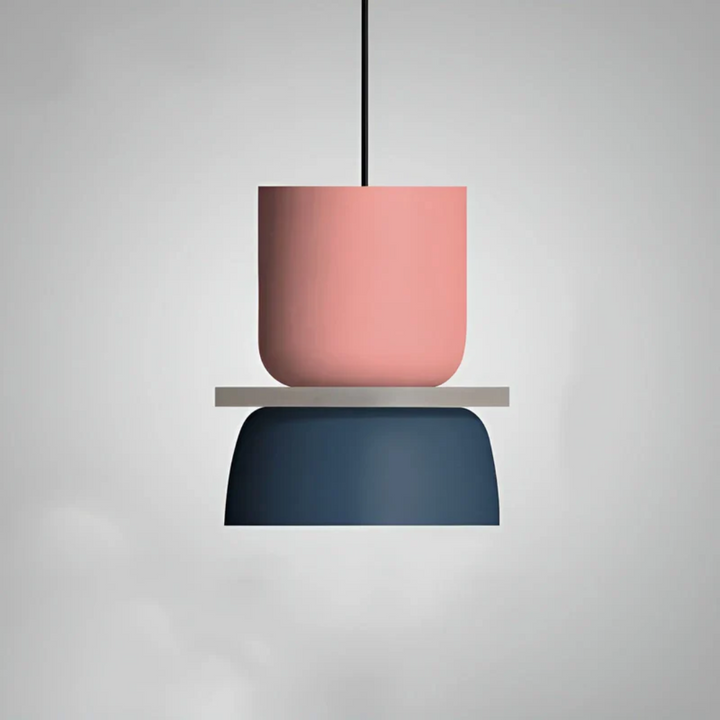 Farbige Macaron LED-Pendelleuchte