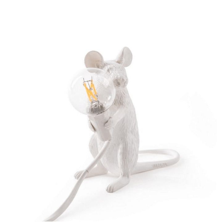 Dekorative Tischlampe im Mausdesign