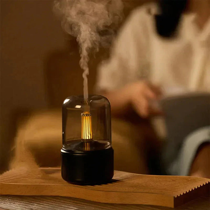 2-in-1 Ultraschall Diffuser Und Luftbefeuchter – Kompaktes Design Für Zuhause Und Büro