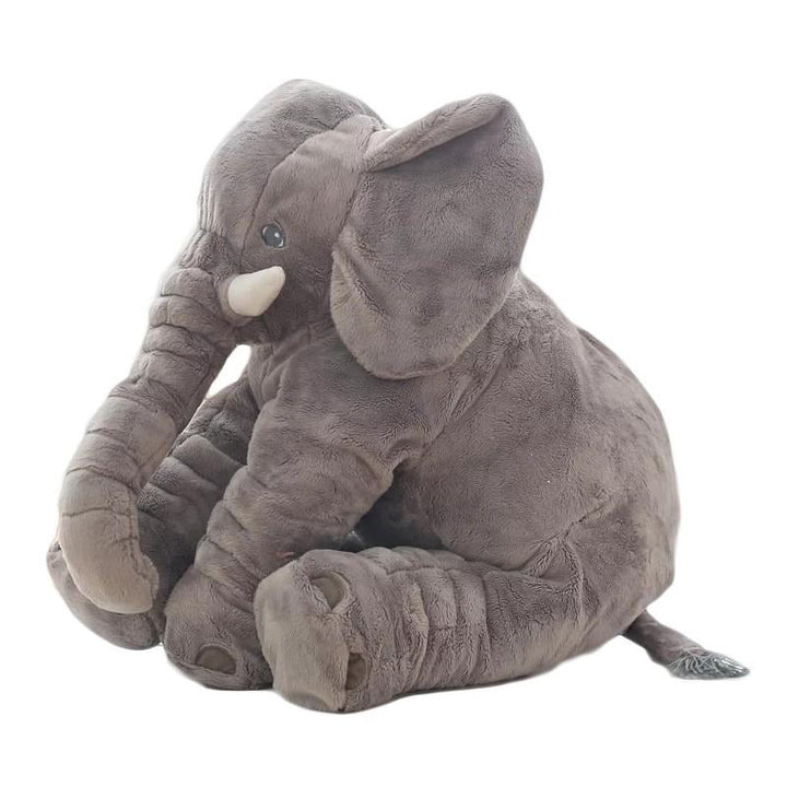 Kuscheltier-Kissen Elefant für Babys – Weiches Plüschkissen gegen Stress
