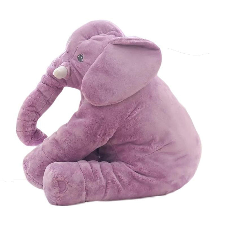 Kuscheltier-Kissen Elefant für Babys – Weiches Plüschkissen gegen Stress