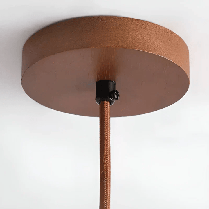 Japanese ceiling lamp – retro style, LED &amp; height adjustable