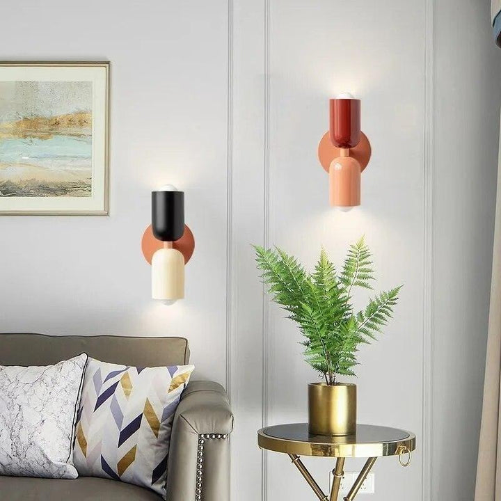 Modern double-headed LED wall light - Versatile wall lighting
