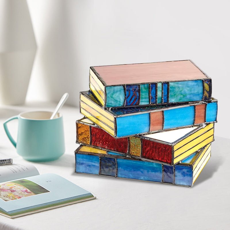 Artistic mosaic table lamp with soft light for living room and bedroom