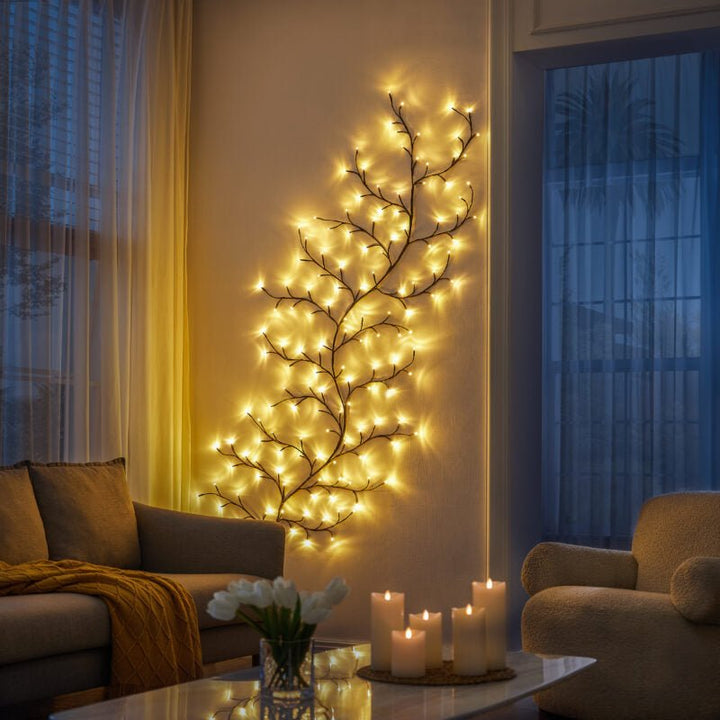 Elegant branch wall lamp for living room and hallway