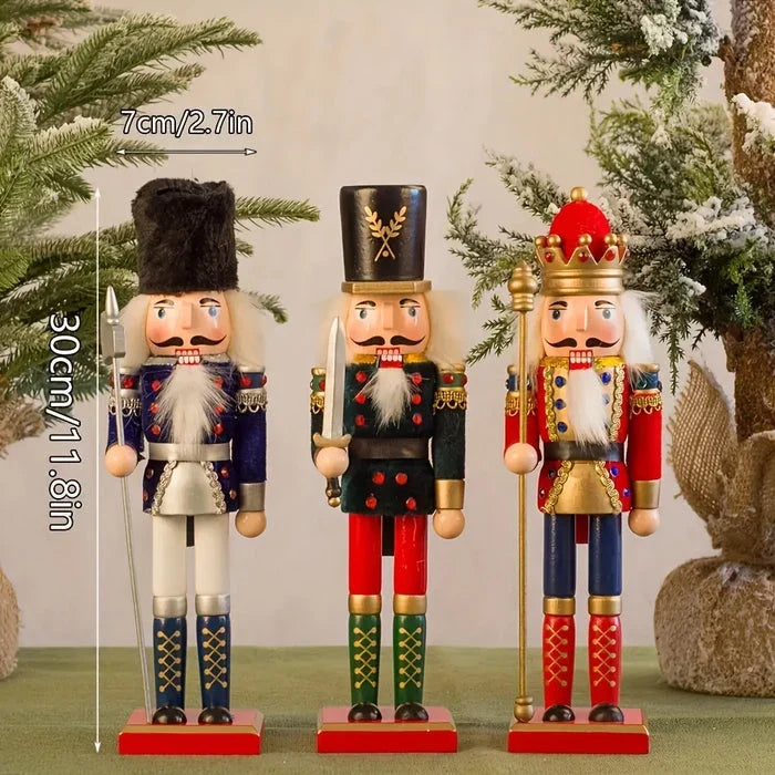 Traditionelle Nussknacker-Figur für festliche Weihnachtsdekoration