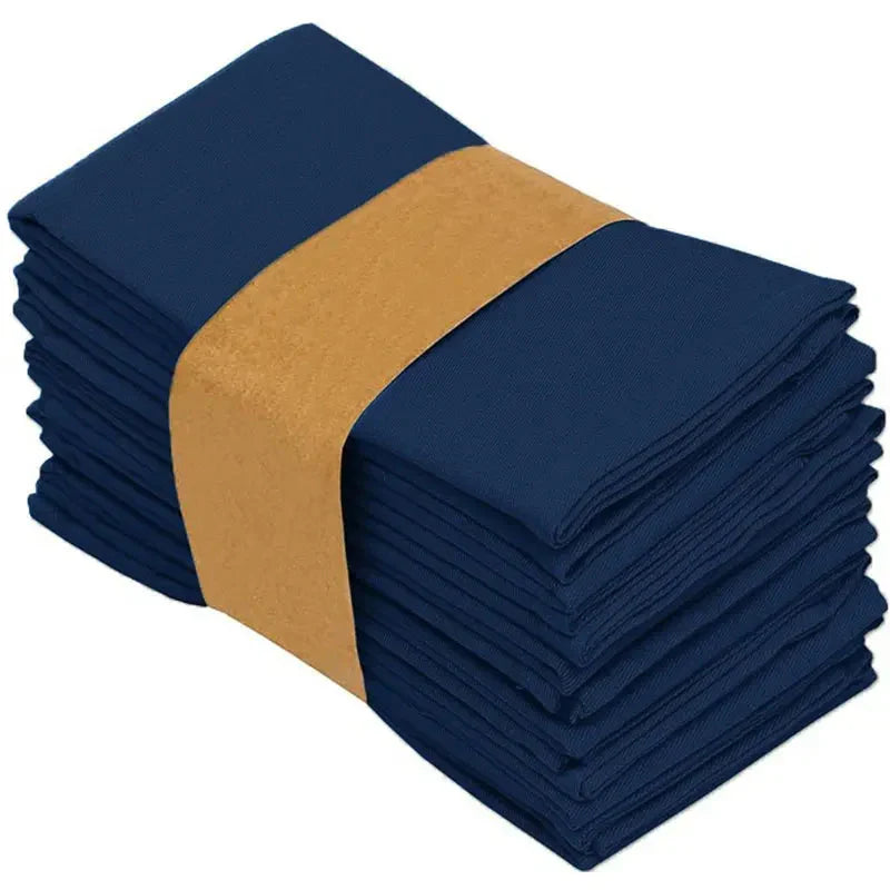 Polyester Tischservietten Wiederverwendbar 40 x 40 cm