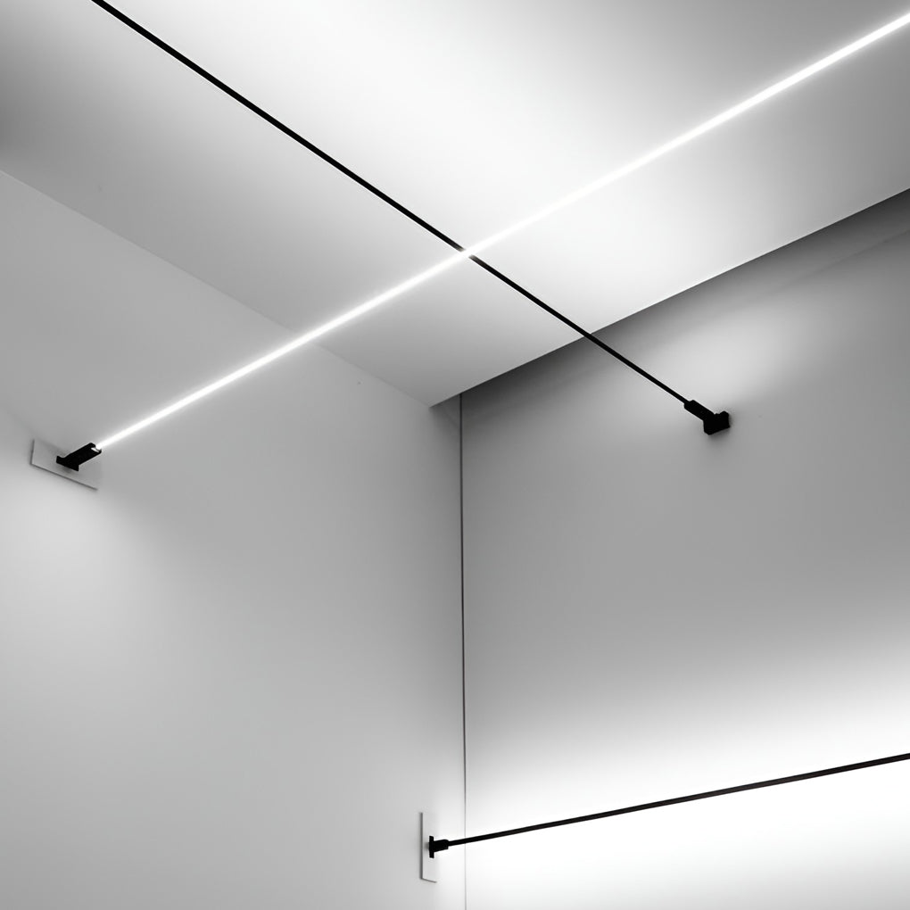 LED ceiling light with 360° rotatable light bar – modern, flat &amp; dimmable