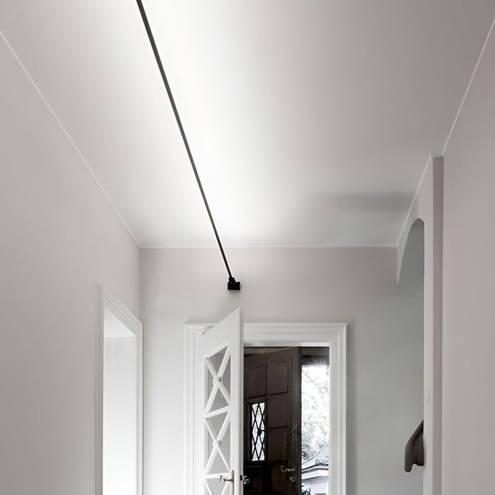 LED ceiling light with 360° rotatable light bar – modern, flat &amp; dimmable