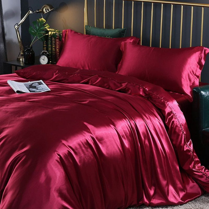 Silk bedding set, 4-piece – hypoallergenic &amp; temperature regulating