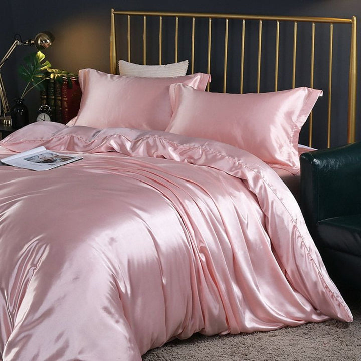 Silk bedding set, 4-piece – hypoallergenic &amp; temperature regulating