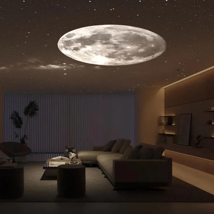 LED star projector with 13 projections for home use
