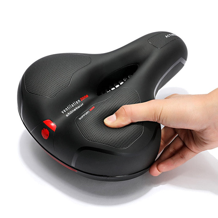 Ergonomic bicycle saddle – soft &amp; shock-absorbing